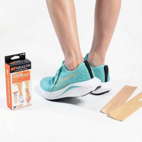 KT Tape Plantar Fasciitis Support – 8 Strips, Fast Heel & Arch Relief-1