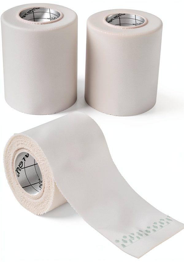Silk Like Medical Tape by Healqu Durable Cloth 2in x 10yd 3 Rolls-0