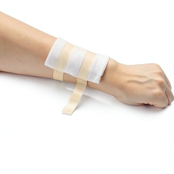 Hypoallergenic Soft Paper Medical Tape NBLEISHI Tan 1/2in x10yd 6Rolls-5