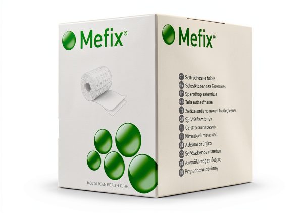 Mefix Self Adhesive Fabric Tape 2" x 11yd – Latex Free, Breathable-1