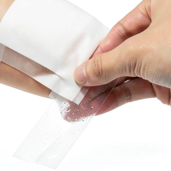 Hypoallergenic Transparent Surgical Tape 1 inch x 10yd |4 Rolls Waterproof,Clear| Medical Tape for Skin, Dressings and Face| First Aid Bandage Tape for Sensitive Skin-3