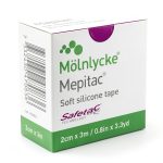 Mepitac Soft Silicone Tape 2 cm x 3 in – Breathable, Residue‑Free-0